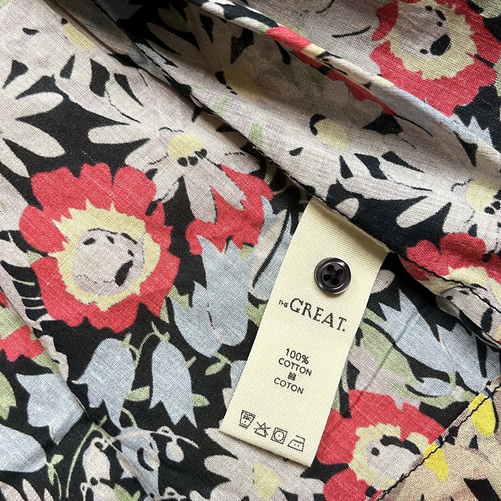 THE GREAT clover dress in twilight floral, SIZE 0 - Picture 11 of 11